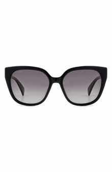 rag & bone 56mm Gradient Polarized Square Sunglasses