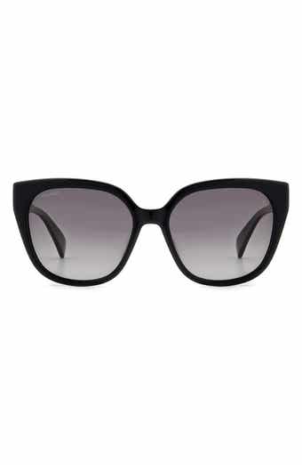rag & bone 56mm Gradient Polarized Square Sunglasses
