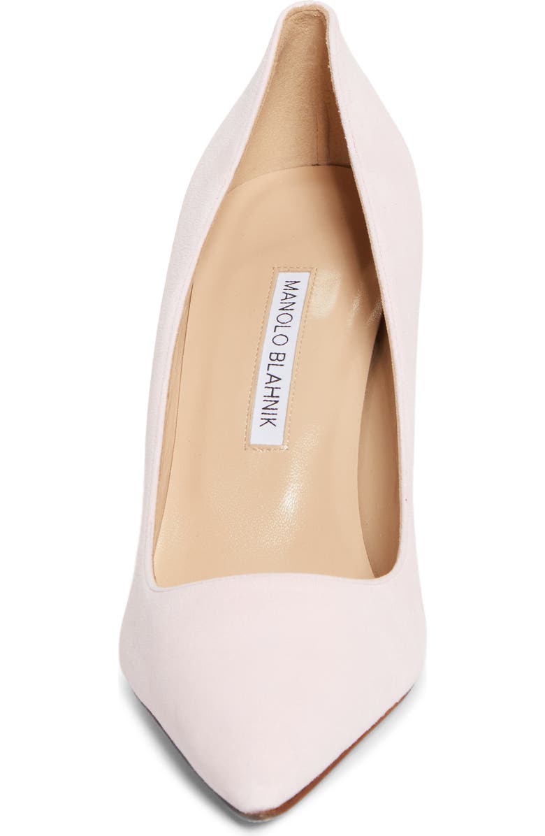 Manolo Blahnik BB Pointed Toe Pump, Alternate, color, Light Pink