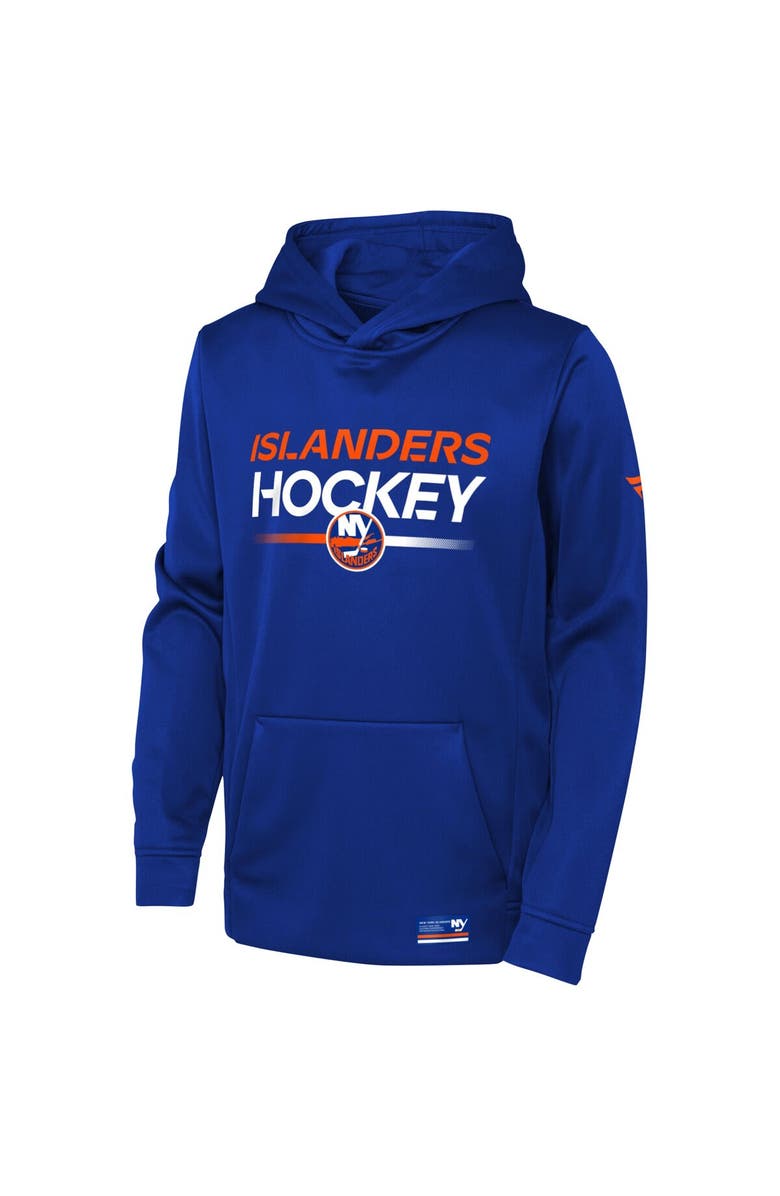 FANATICS Youth Fanatics Branded Royal New York Islanders Authentic Pro Pullover Hoodie, Alternate, color,