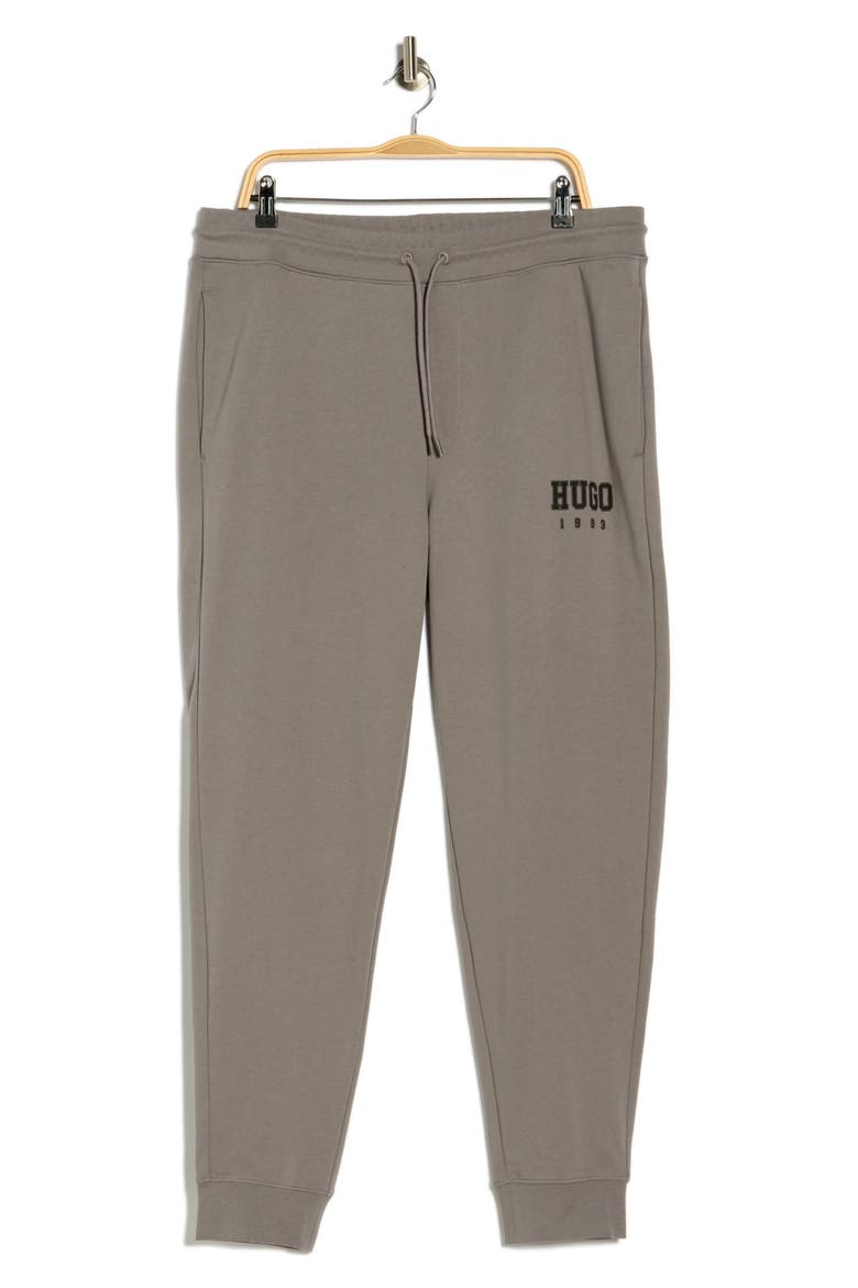Collegiate Logo Knit Joggers, Main, color, GRAPHITE GRAY