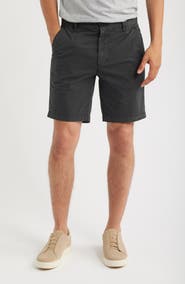 AG Wanderer Slim Fit Flat Front Stretch Seersucker Shorts
