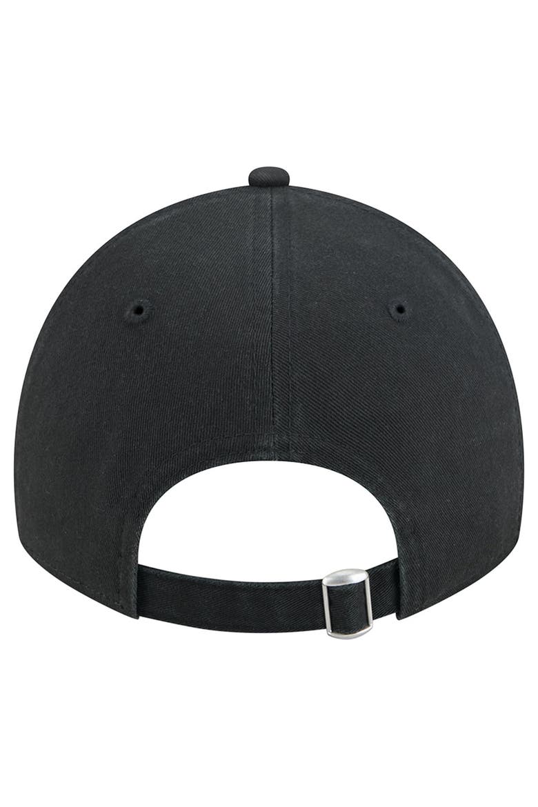 Men's New Era  Black San Antonio Spurs Team 9TWENTY Adjustable Hat, Alternate, color, Black