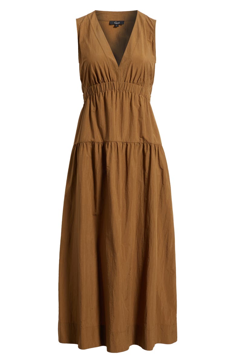 Rails Genevieve Cutout Tiered Sundress, Alternate, color, Sepia