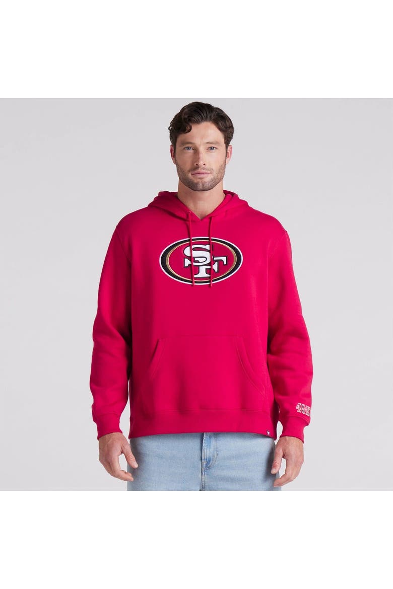Men's Fanatics  Scarlet San Francisco 49ers Legacy Fleece Pullover Hoodie, Alternate, color, Scarlet