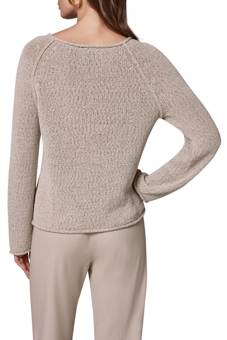 Easy Boat Neck Sweater, Alternate, color, SANDSTONE MULTI