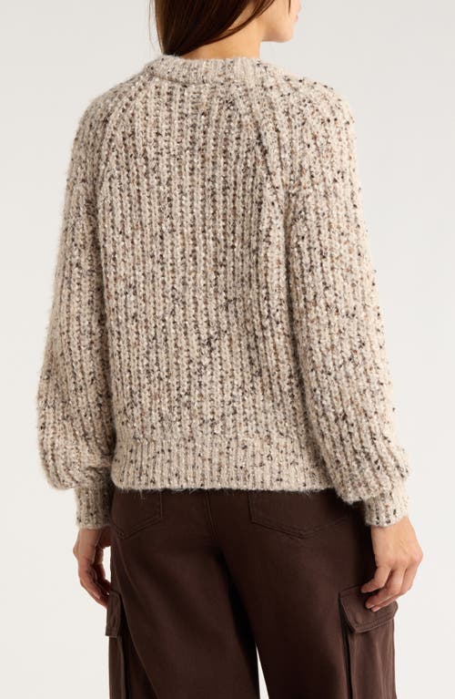 Melrose And Market Relaxed Popcorn Cardigan In Neutral
