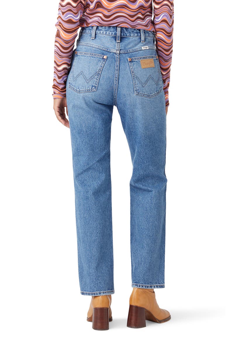 Wild West 603 Ripped High Waist Ankle Straight Leg Jeans, Alternate, color, PATTY