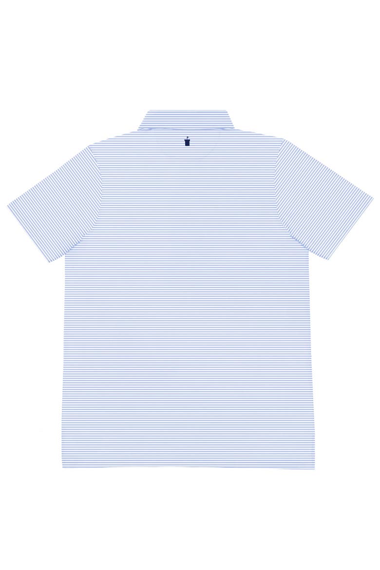 Stripe Yarn-Dye Performance Polo Shirt, Alternate, color, Light Blue/White
