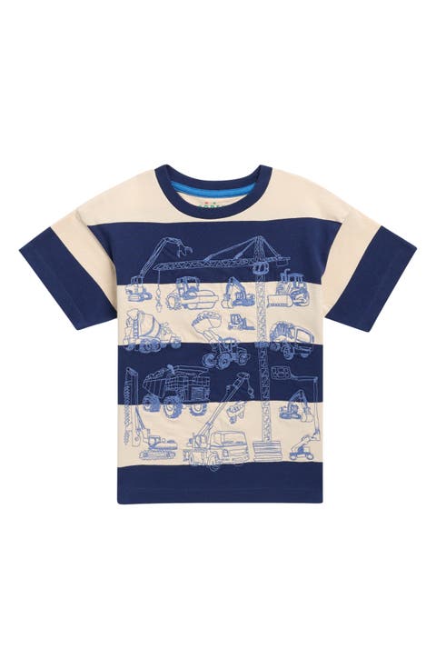 Kids' Embroidered Cotton T-Shirt