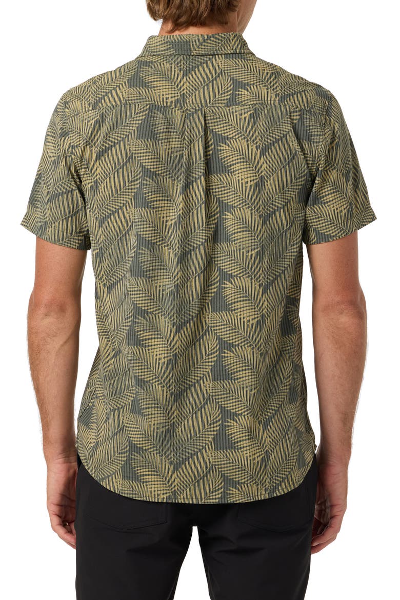 TRVLR Perforated Short Sleeve Performance, Alternate, color, DARK OLIVE