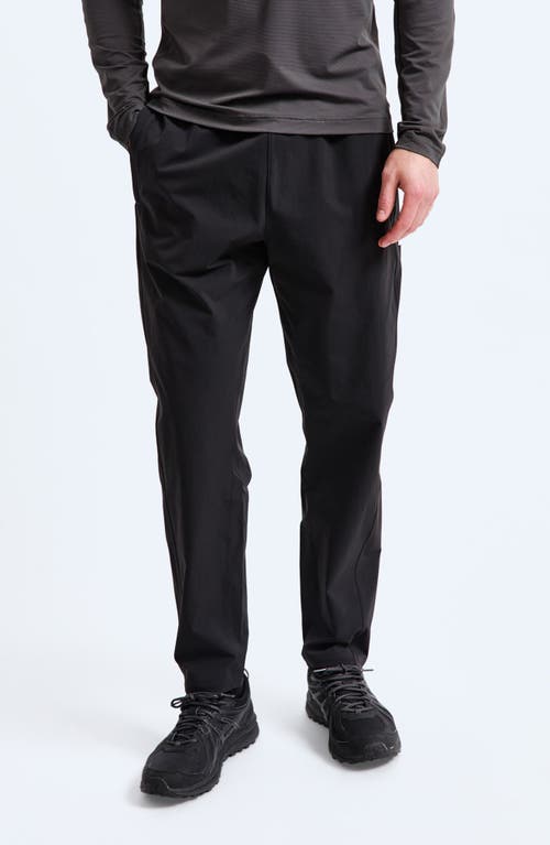 Reigning Champ Stretch Nylon Water Repellent Team Pants in Black 