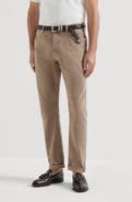 Brunello Cucinelli Garment-dyed denim trousers