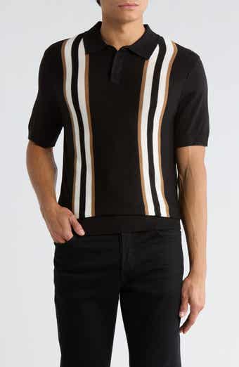 DENIM AND FLOWER Stripe Polo Dress