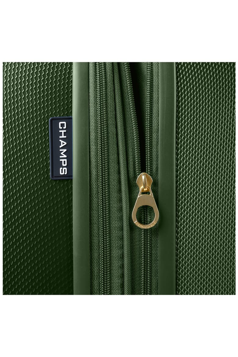 Luxe II 3-Piece Hardside Spinner Suitcases, Alternate, color, GREEN