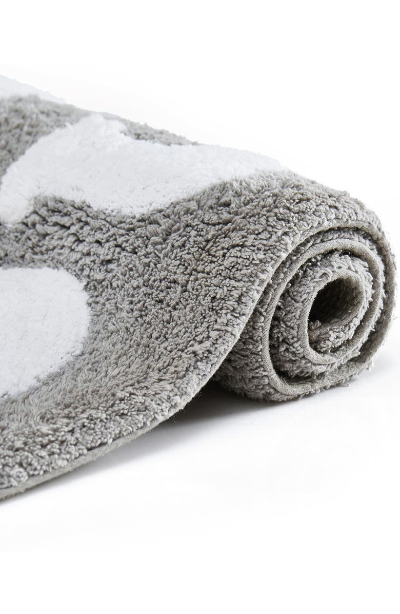 Jessica Simpson Cotton Bath Rug, Alternate, color, Grey