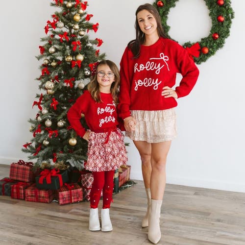 Sweet Wink Christmas Plaid Bow Tiered Tutu In Red