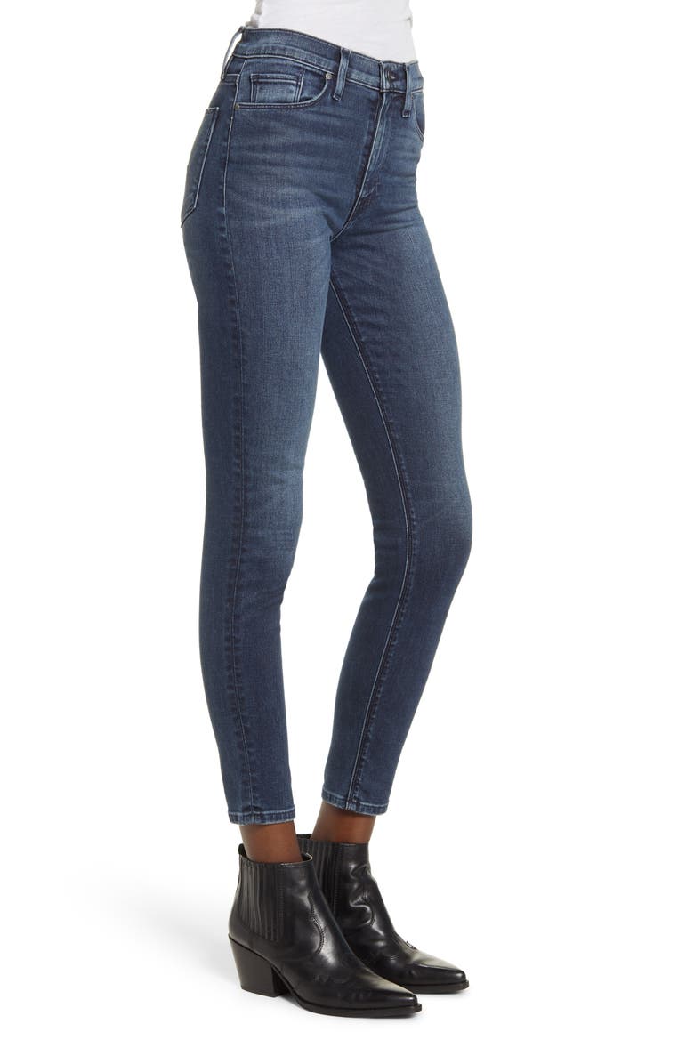 Hudson Jeans Barbara High Waist Ankle Super Skinny Jeans, Alternate, color, 