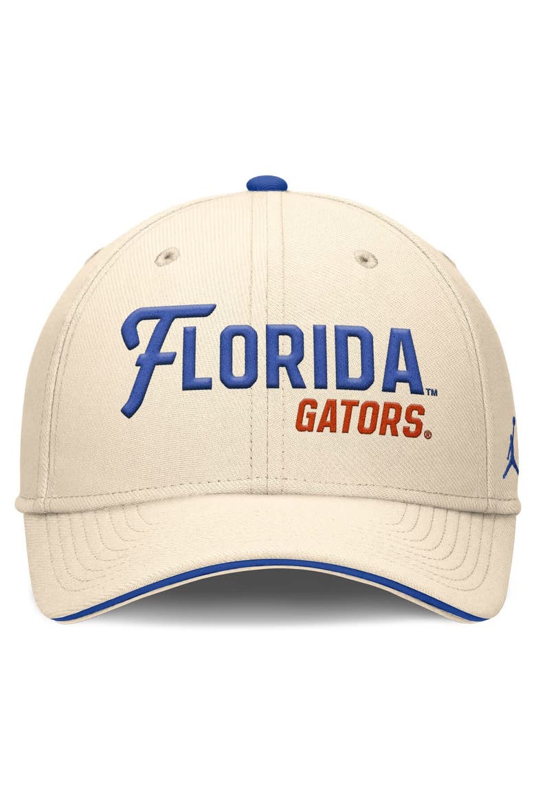 Men's Jordan Brand Natural Florida Gators 2026 Primetime Swooshflex Hat, Alternate, color, Natural