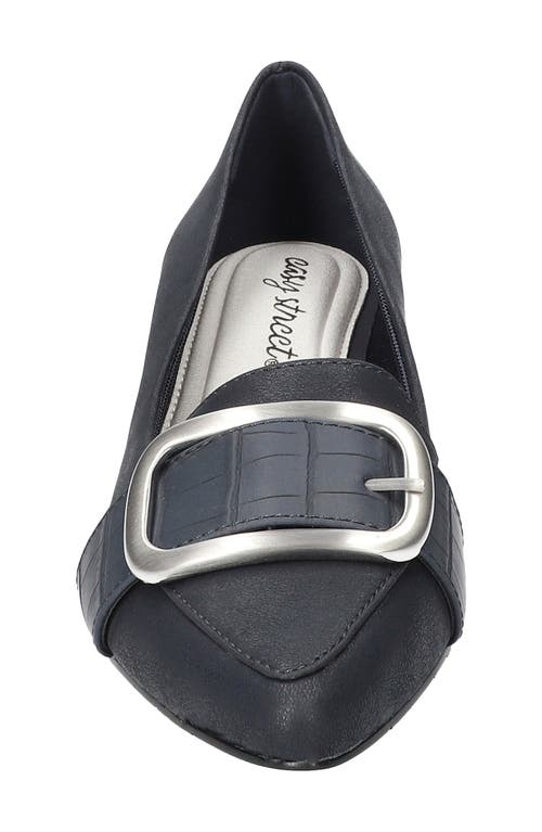 Easy Street Amber Pointed Toe Pump In Blue