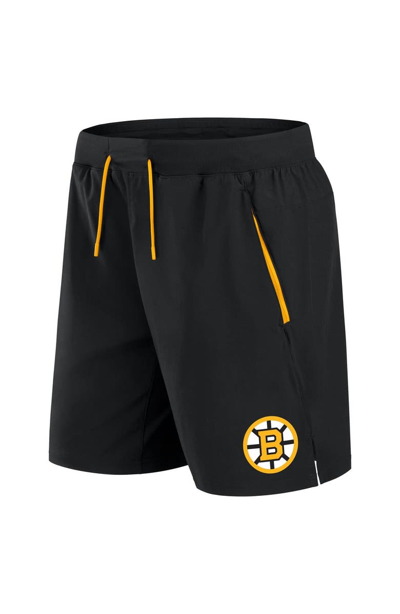 FANATICS Men's Fanatics Black Boston Bruins Authentic Pro Rink Performance Shorts, Alternate, color, Black