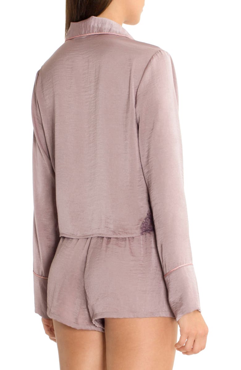 Midnight Bakery Crop Pajama Top, Alternate, color, Lilac