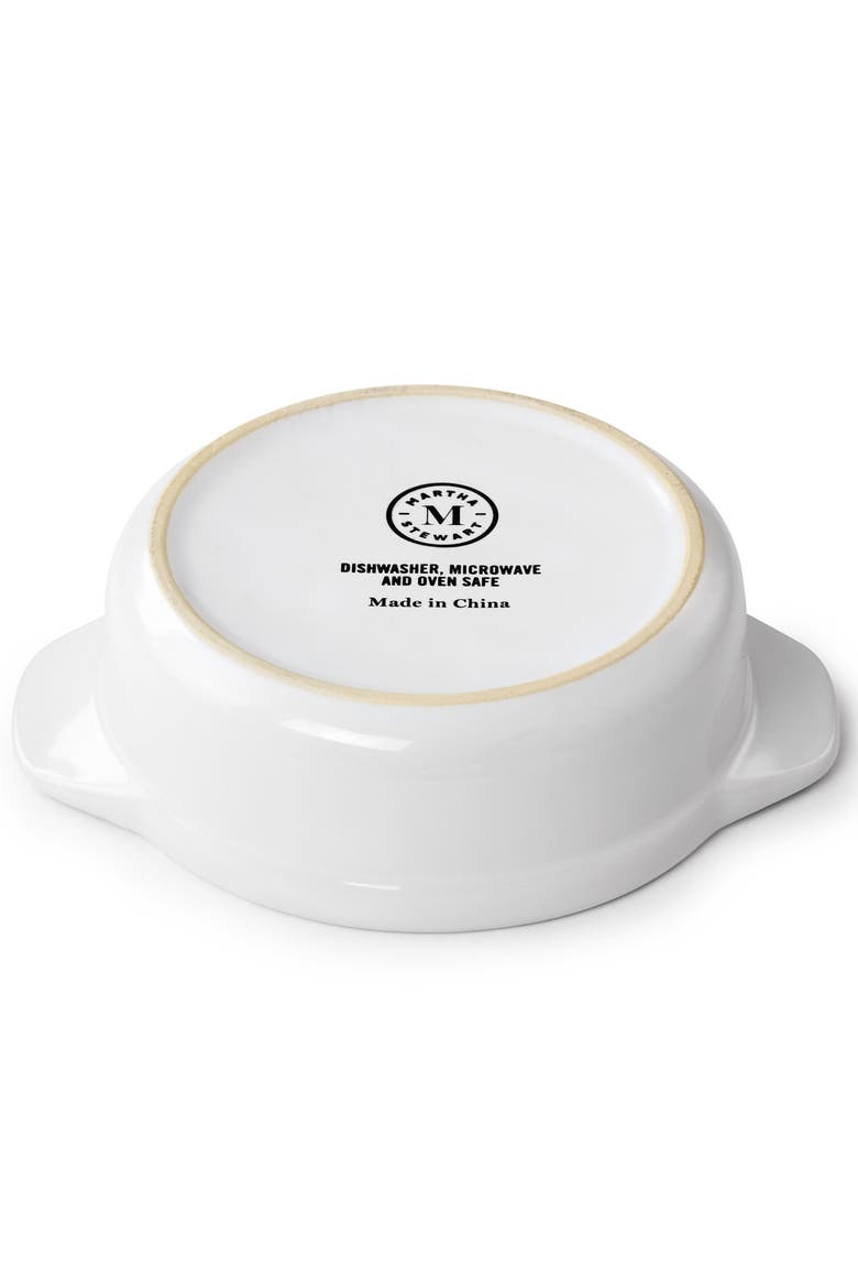Stoneware Casserole with Lid, Alternate, color, White