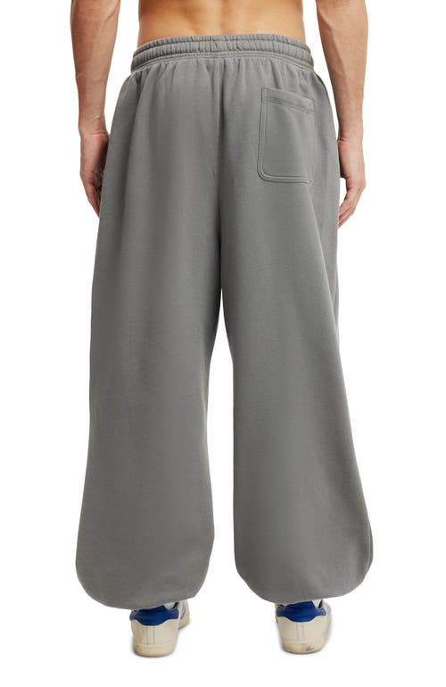 Cotton On Super Baggy Cuffed Track Pant In Gray
