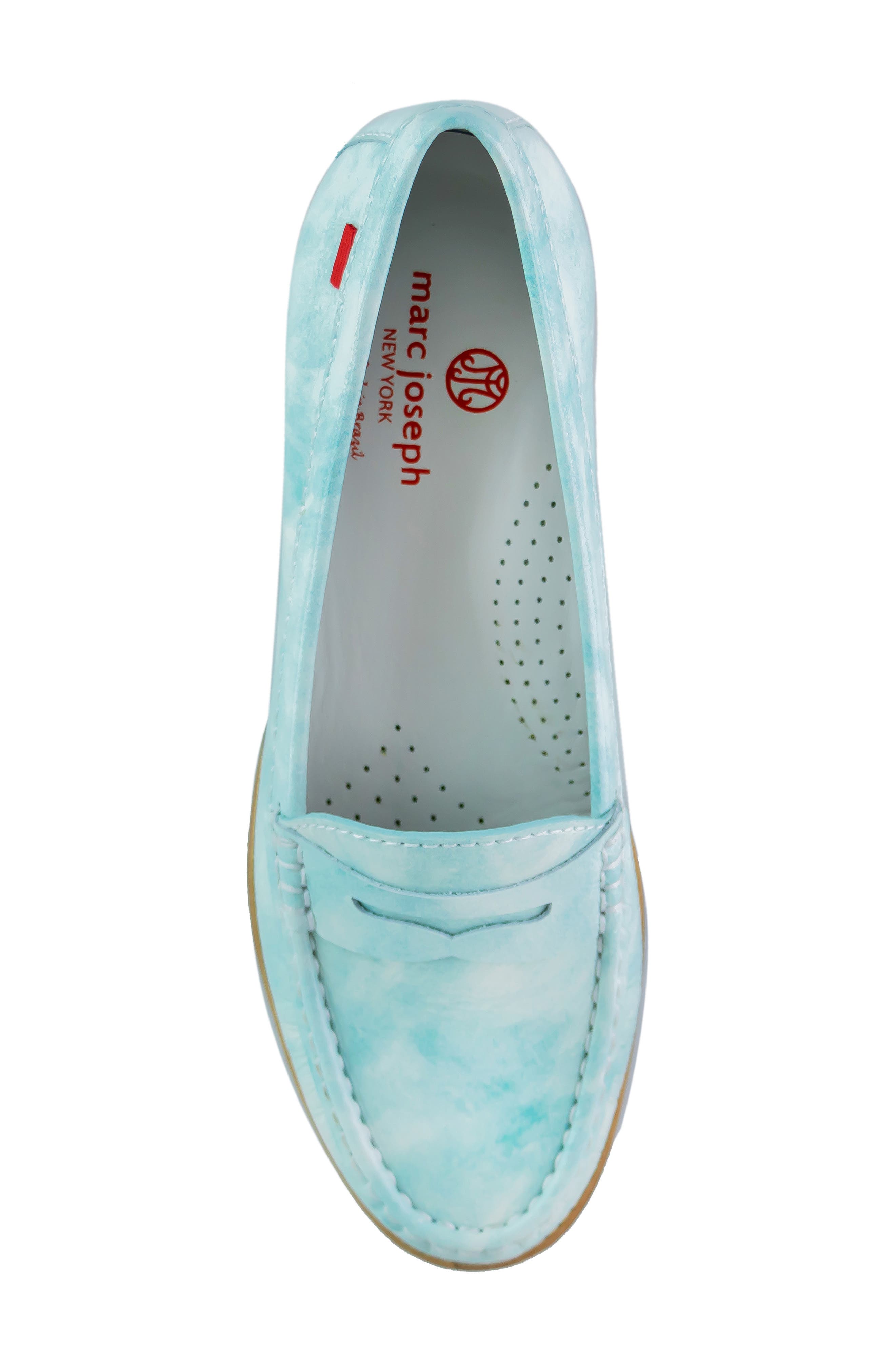 East Village Penny Loafer, Alternate, color, MINT STAINED PATENT