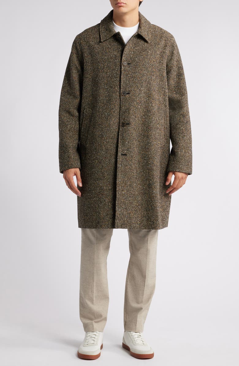 Wax London Stan Tweed Car Coat, Alternate, color, 