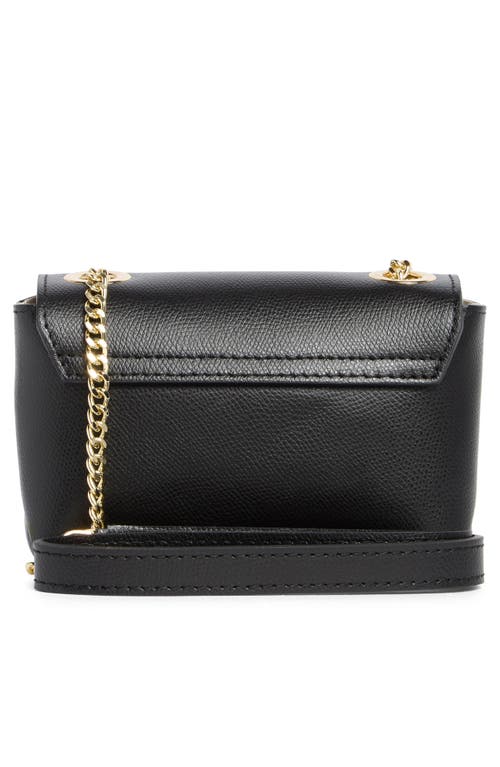 Valentino By Mario Valentino Lola Bonbonniere Leather Crossbody Bag In Black