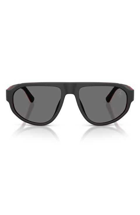 57mm Polarized Irregular Sunglasses