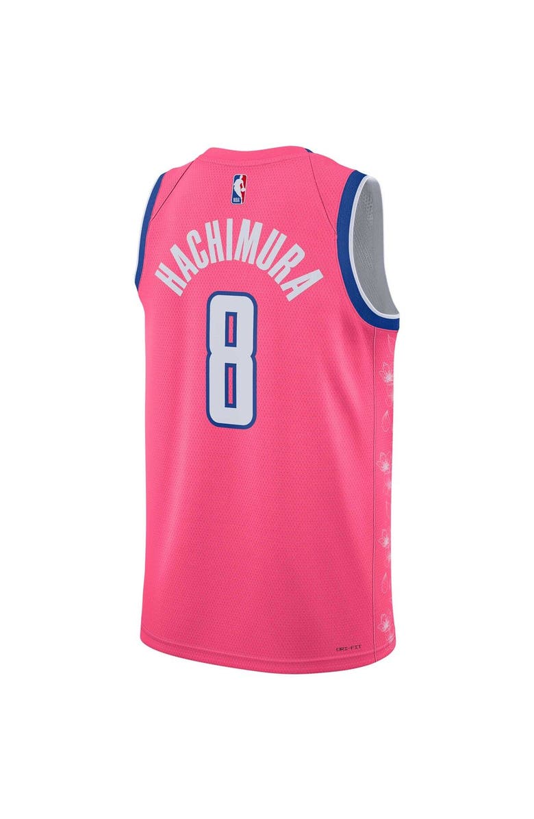 Nike Men's Nike Rui Hachimura Pink Washington Wizards 2022/23 Swingman Jersey - City Edition, Alternate, color,