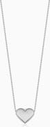 Oradina 10K Gold Heart of Gold Pendant Necklace