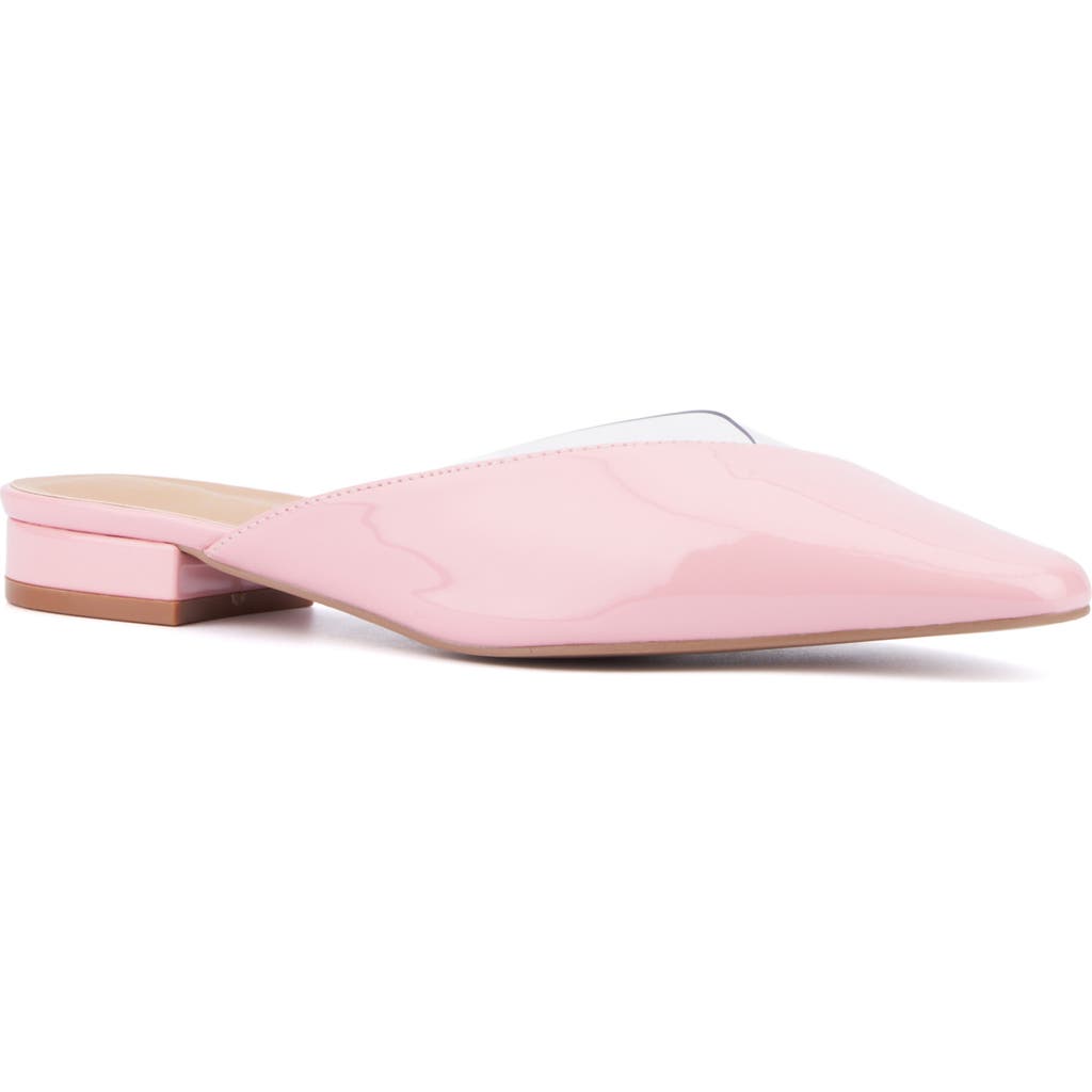 Torgeis Jaina Pointed Toe Mule In Pink