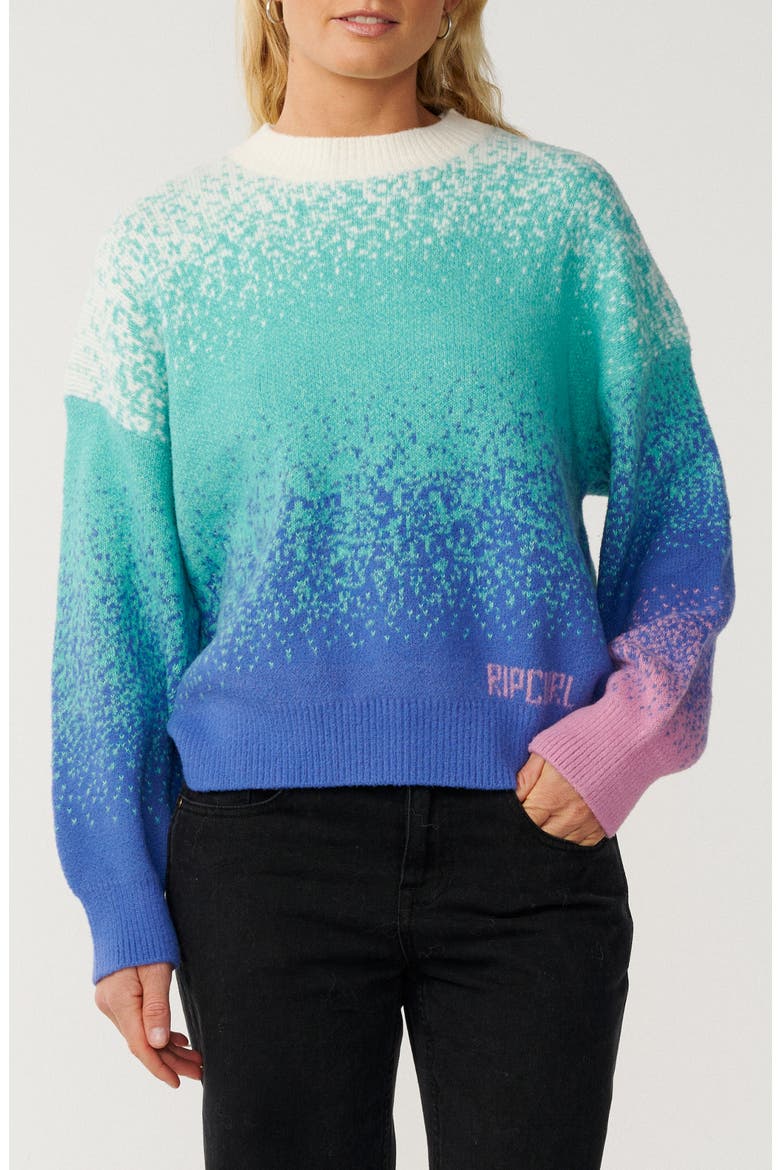 Bossa Nova Gradient Sweater, Main, color, OCEAN