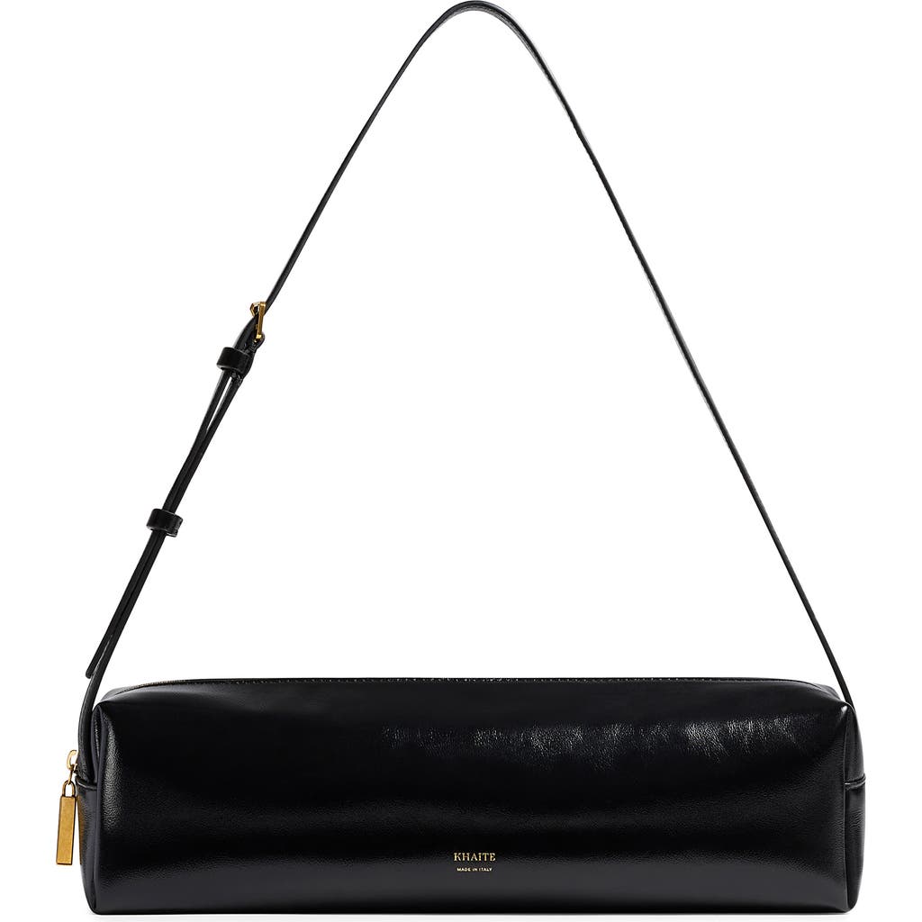 Khaite Black Logo Shoulder Bag In Black