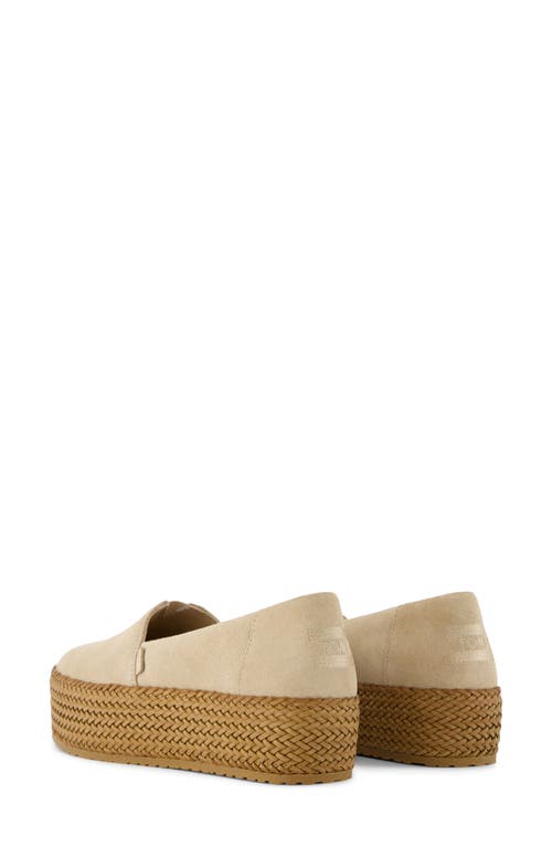 Toms Valencia Platform Slip-on In Brown