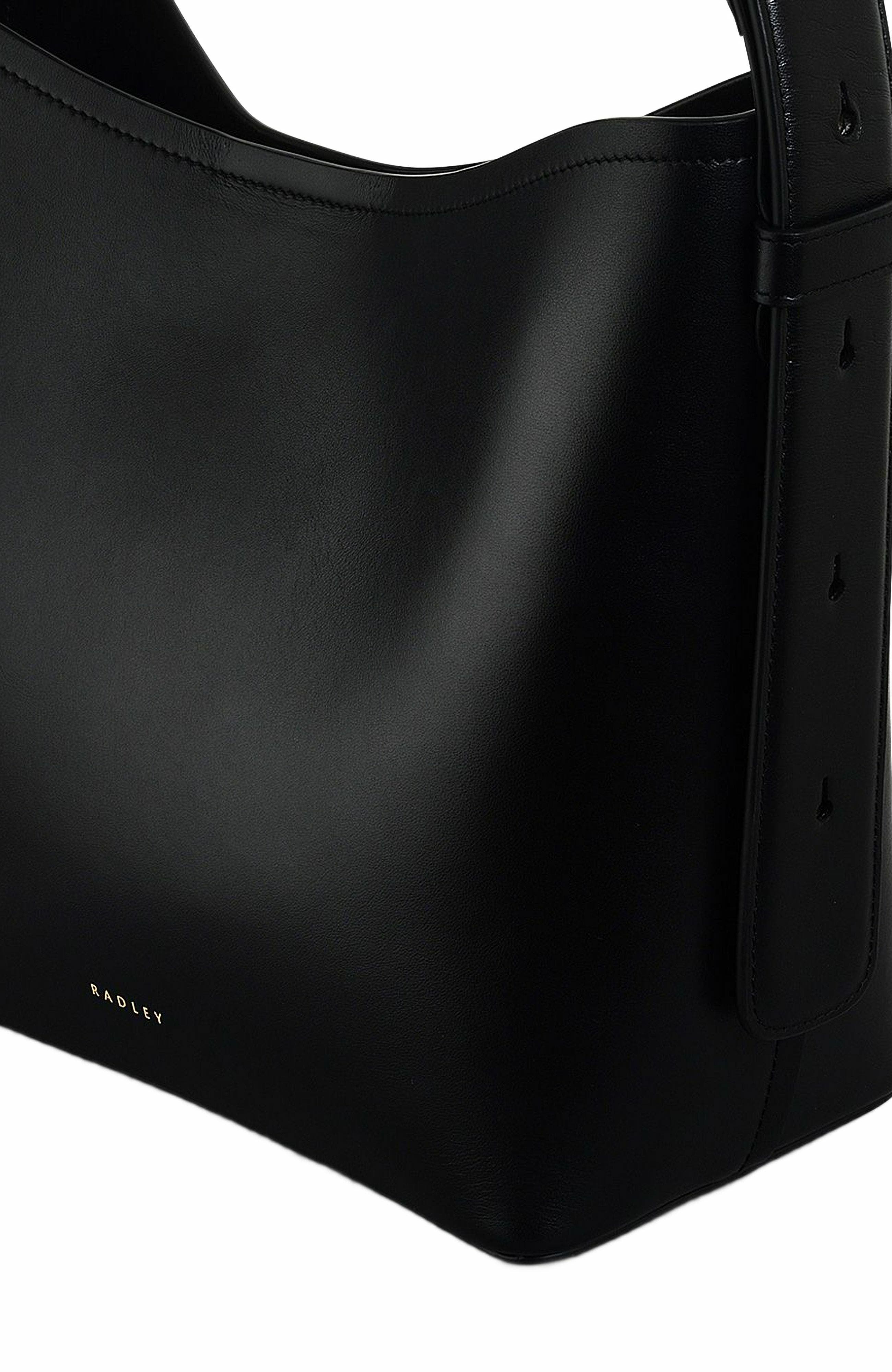 Radley Bathurst Mews Medium Ziptop Shoulder Bag, Alternate, color, Black