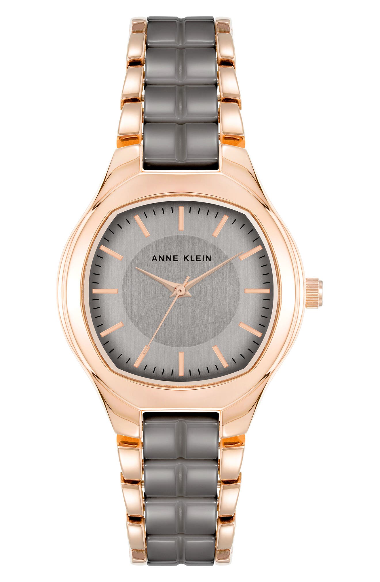 AK ANNE KLEIN Brushed Dial Ceramic Bracelet Watch, 32mm