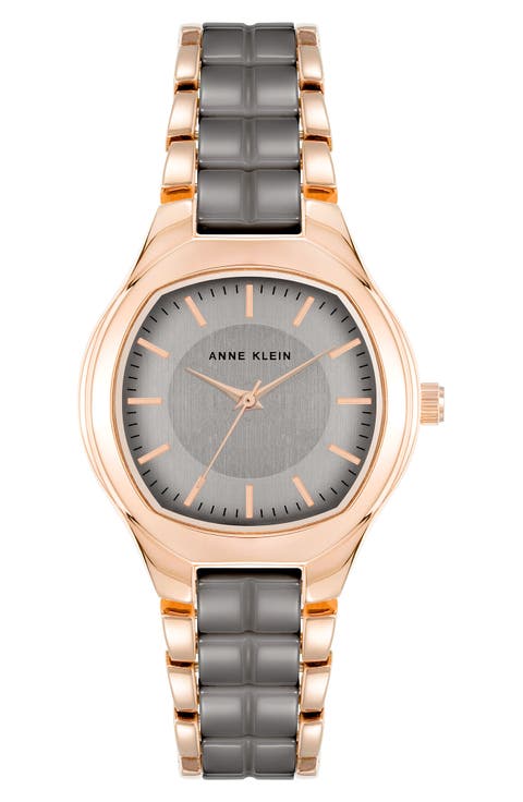 Brushed Dial Ceramic Bracelet Watch, 32mm