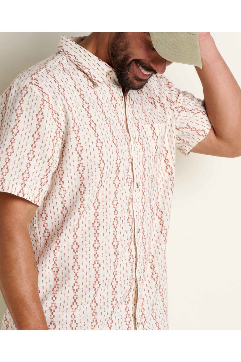 Treescape Short Sleeve Shirt, Alternate, color, Salt