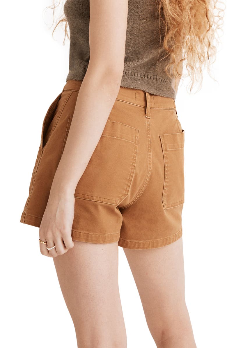 Madewell Perfect Military Twill Shorts, Alternate, color,