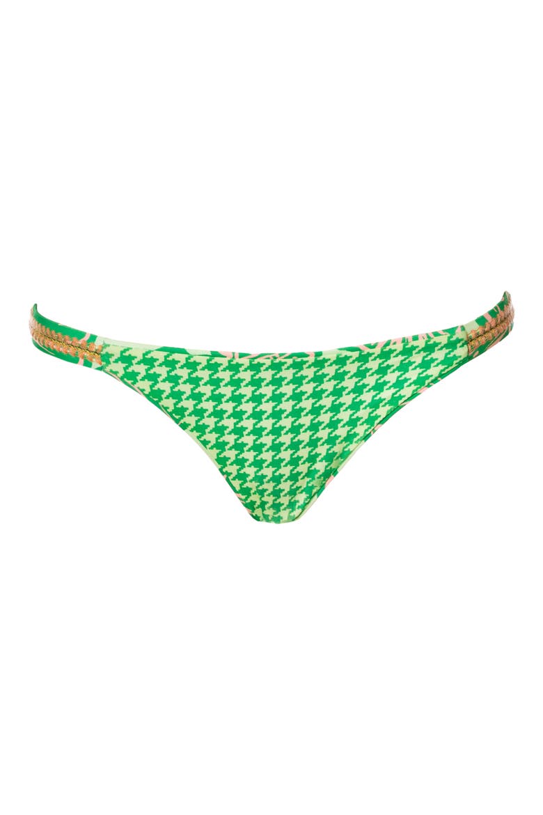 Quinn Printed Bikini Briefs, Alternate, color, BRIGHT GREEN