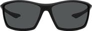 Fossil 63mm Polarized Rectangular Sunglasses
