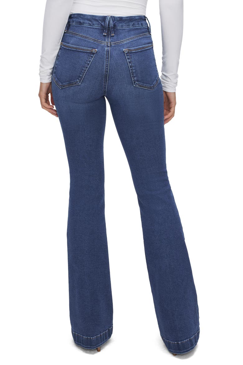 Good Legs Flare Jeans, Alternate, color, BBLUE305