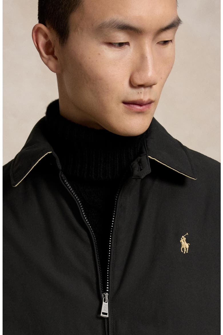 Down Fill Twill Jacket, Alternate, color, RL BLACK