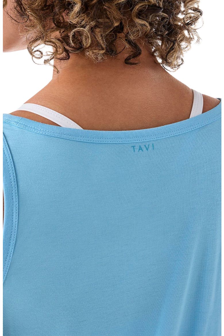 Fitted Swoop Tank, Alternate, color, SURF