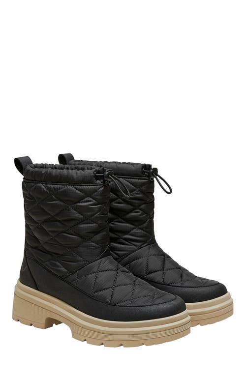 Vivaia Quilted Waterproof Puffertherm Warm Boots In Black