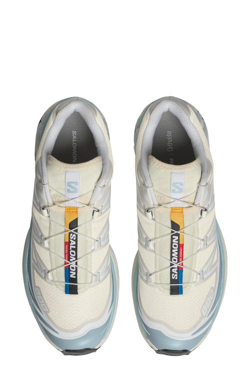 Salomon Gender Inclusive Xt-6 Sneaker In Vanilla Ice